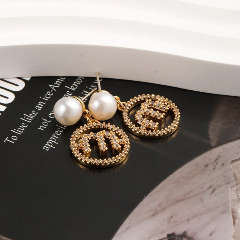 5956 气质轻奢时尚手工小众法式S925银针