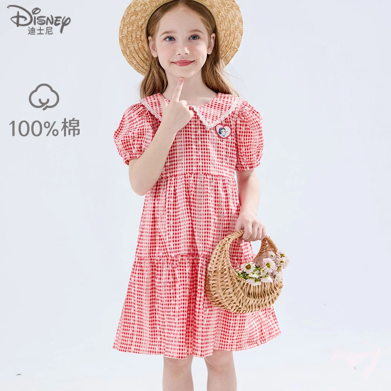女童连衣裙儿童裙子2025夏装新款全棉白雪公主裙碎花裙洋气