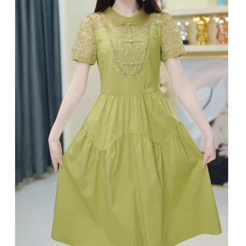 【宠粉定制】L211连衣裙优雅气质时尚减龄休闲收腰显瘦夏季设计感