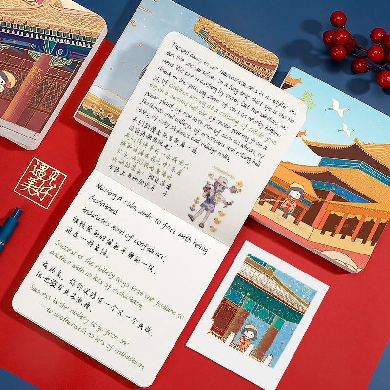 A-35 四方伙伴笔记本文具套装