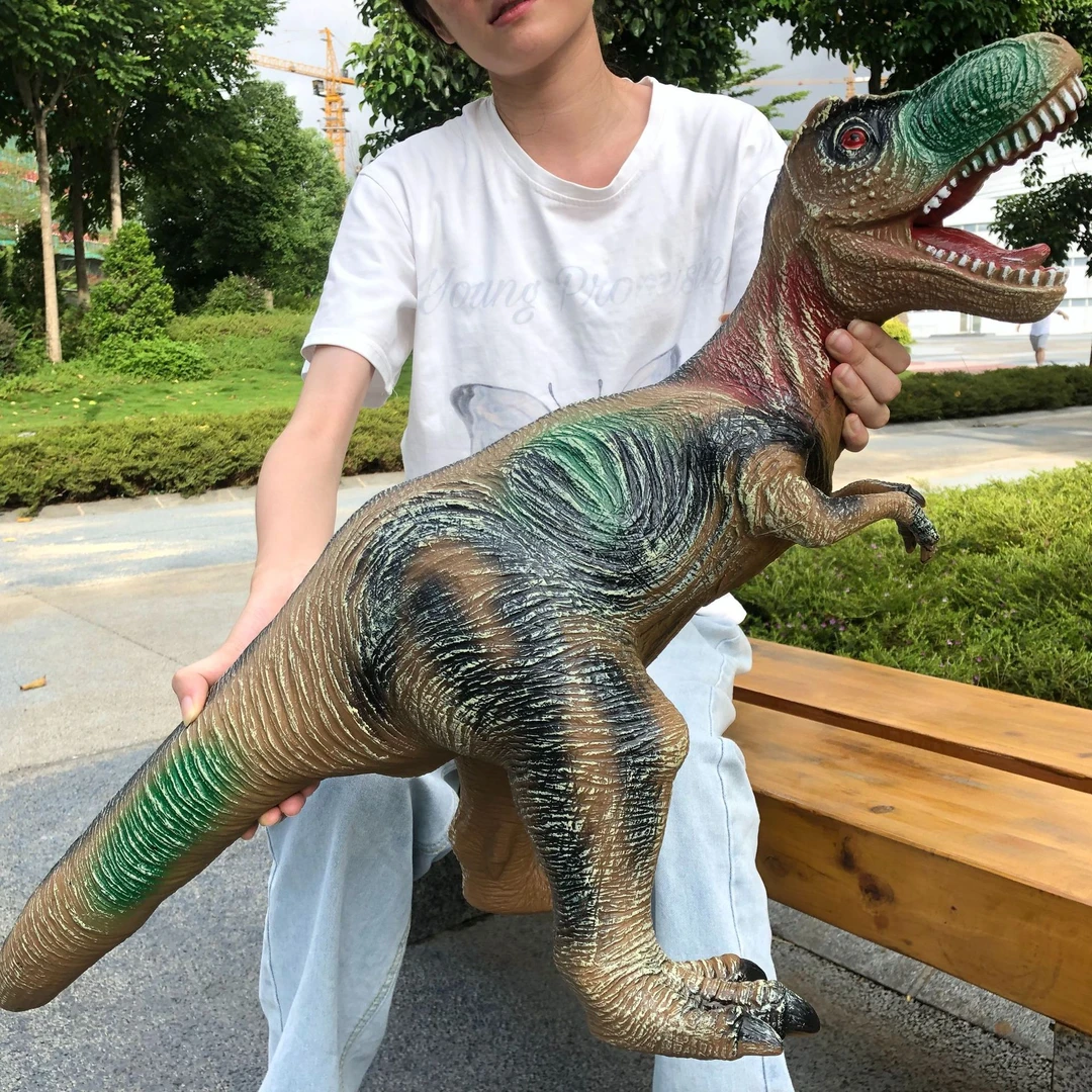 大号仿真恐龙玩具发声霸王龙三角龙动物模型男孩儿童霸王龙玩具