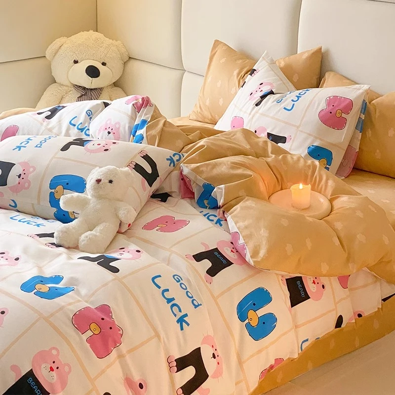 印花加厚被套单件纯棉100%全棉被罩150x200*230双人180宿舍单人被