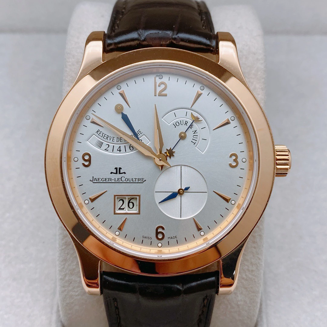 99新 Jaeger-LeCoultre/积家 大师八日链 41.5mm 玫瑰金 折叠扣