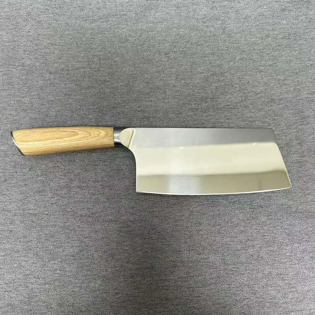 D-027 家用菜刀 切片刀 白彩木手柄 具体品牌以直播间展示为主