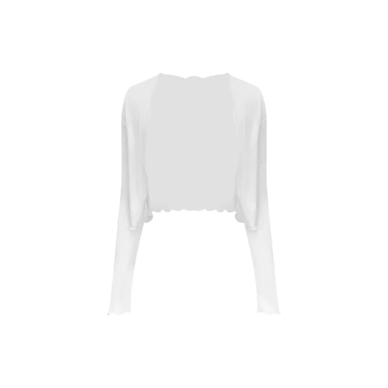 【主播推荐】开衫女配吊带裙子黑色小外套长袖防晒衫披肩69361