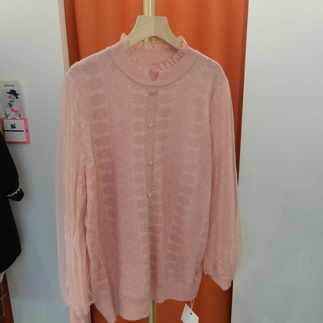 秋款时尚大版毛衣请在直播间下单