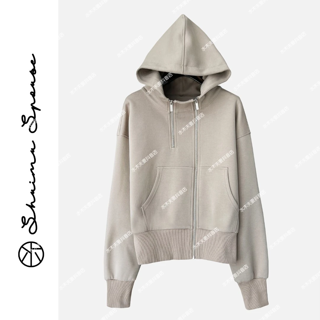 春款设计感双拉链小外套