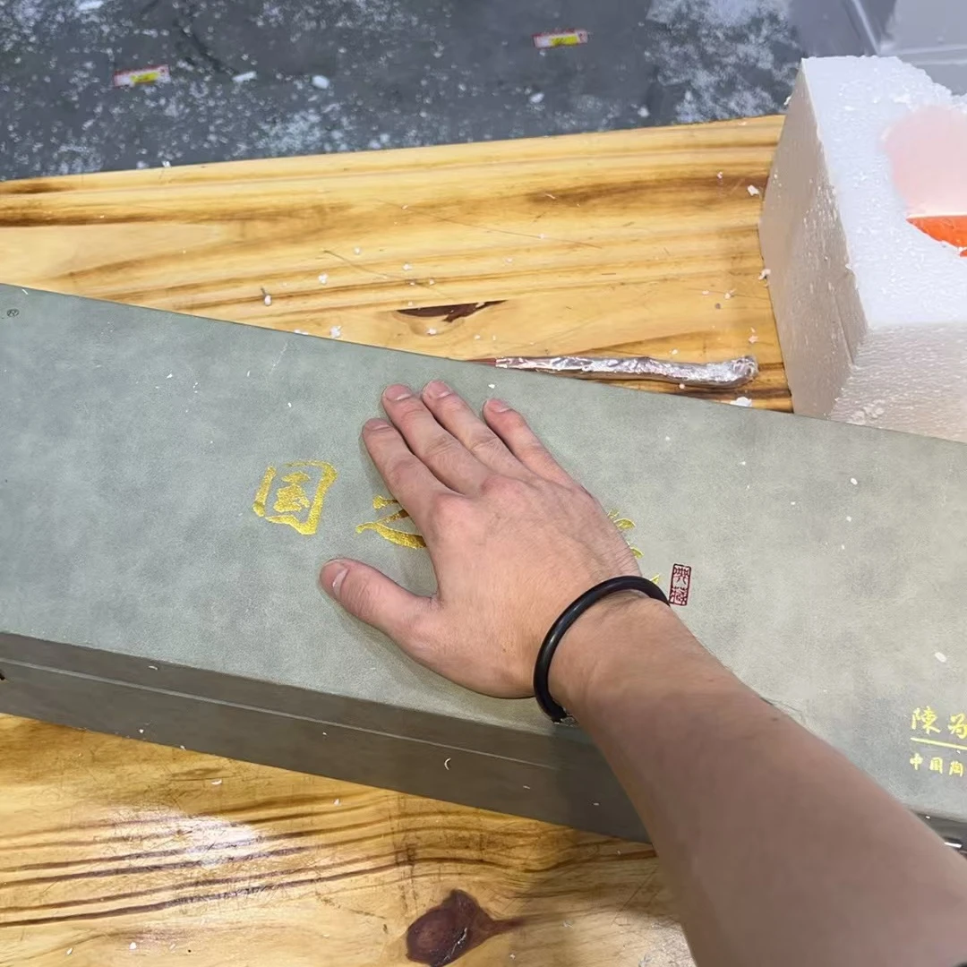 【闪购商品】2陈氏匠局国之汝瓷天青汝窑龙纹高级茶具盖碗方壶套装