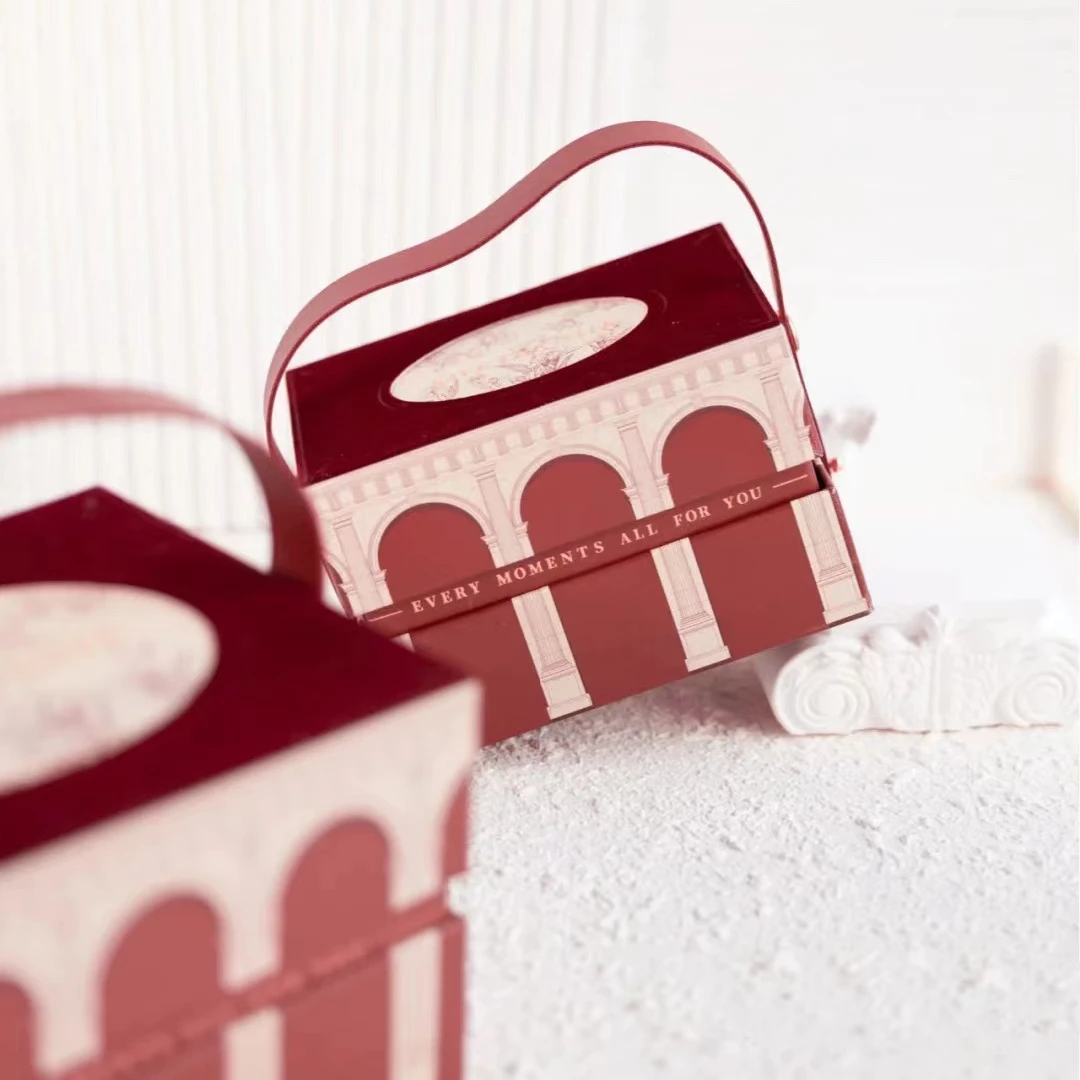 鸢尾轻奢伴手礼礼盒空盒子包装盒结婚高级盒生日礼盒