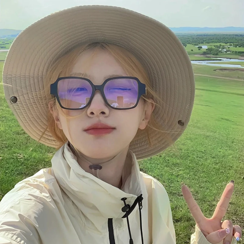 韩版方形近视眼镜架女大框方圆脸显瘦素颜神器可配度数镜片眼睛框