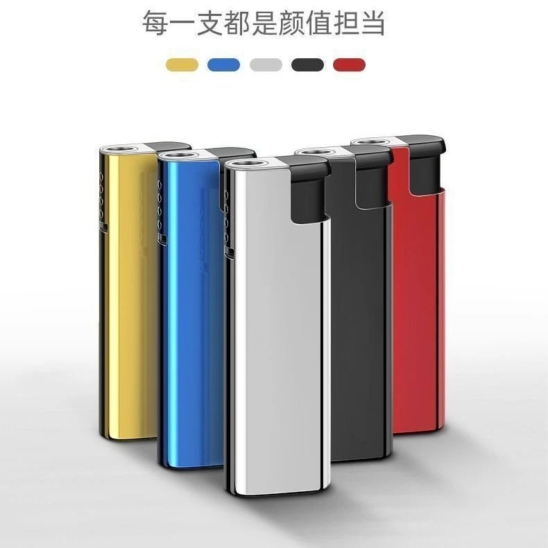 金属打火机防风直冲纯铜出火口充气蓝焰加厚防爆定制广告刻字耐用