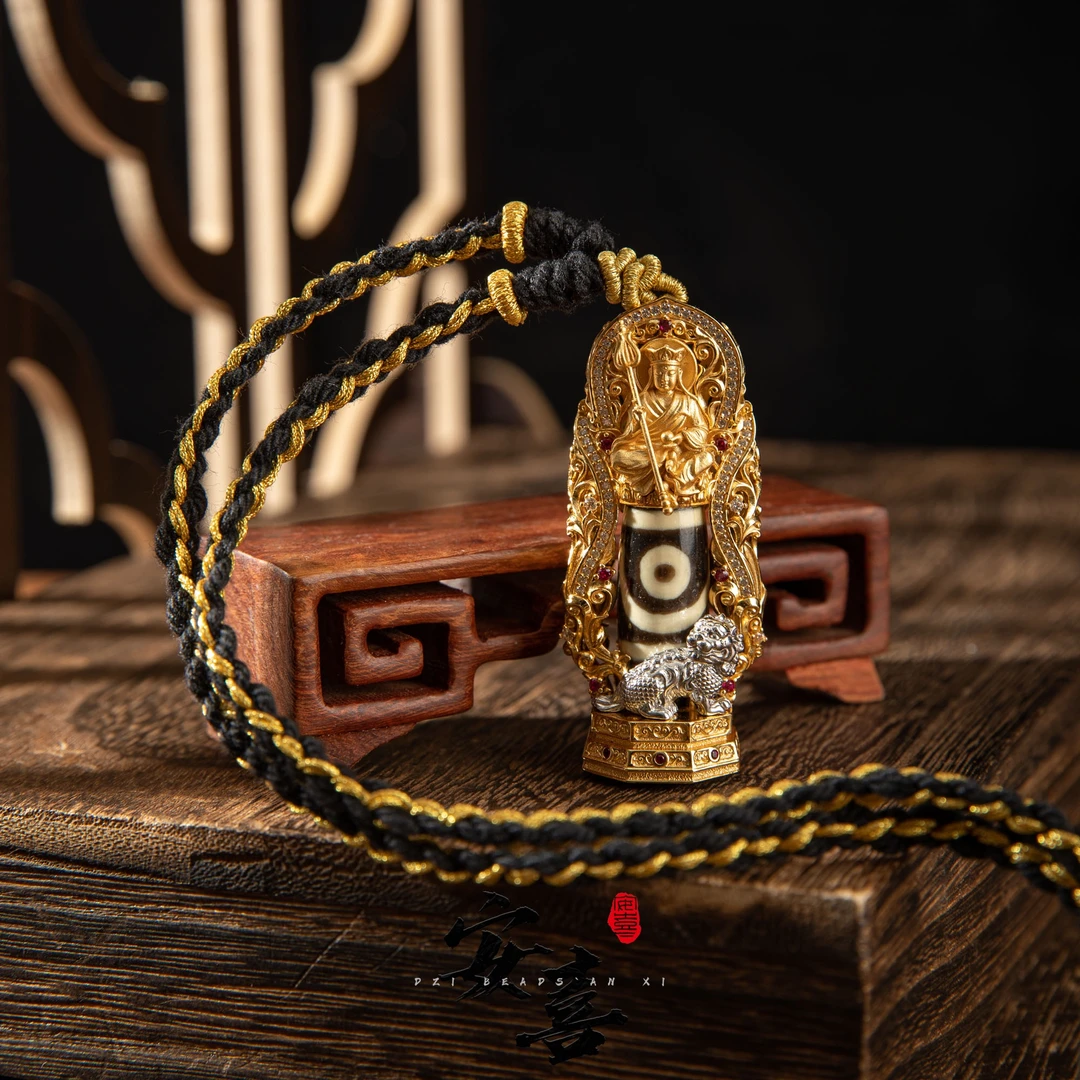 925银银制品 【般若·万象】“满愿地藏·谛听”项链/GPX02870