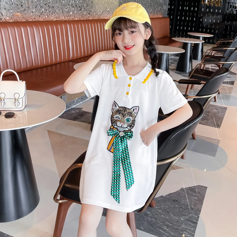 (连衣裙)女童连衣裙夏款2025女孩子新款裙子