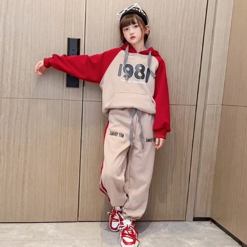 （两件套）童装女童套装春装2025新款中大童儿童洋气时髦女孩春款