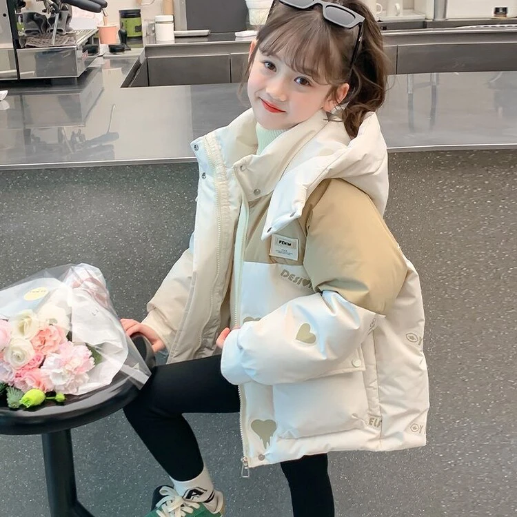 （冬款外套）女童棉衣冬款外套加棉2025新款秋装网红中大童儿童装