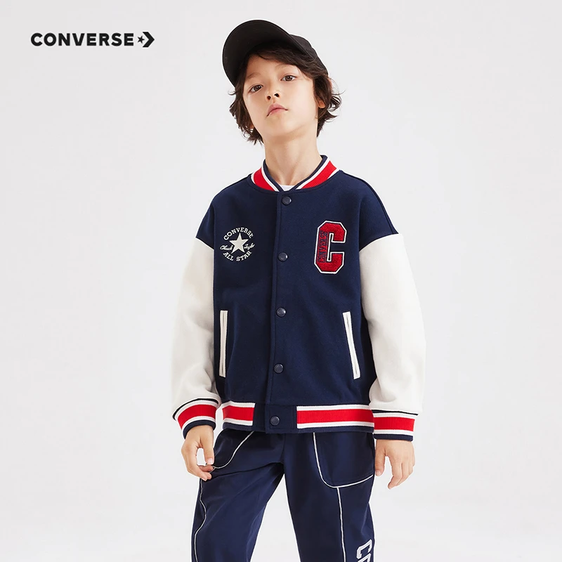 Converse/匡威男女童春秋针织休闲夹克CNVB-LO-F132