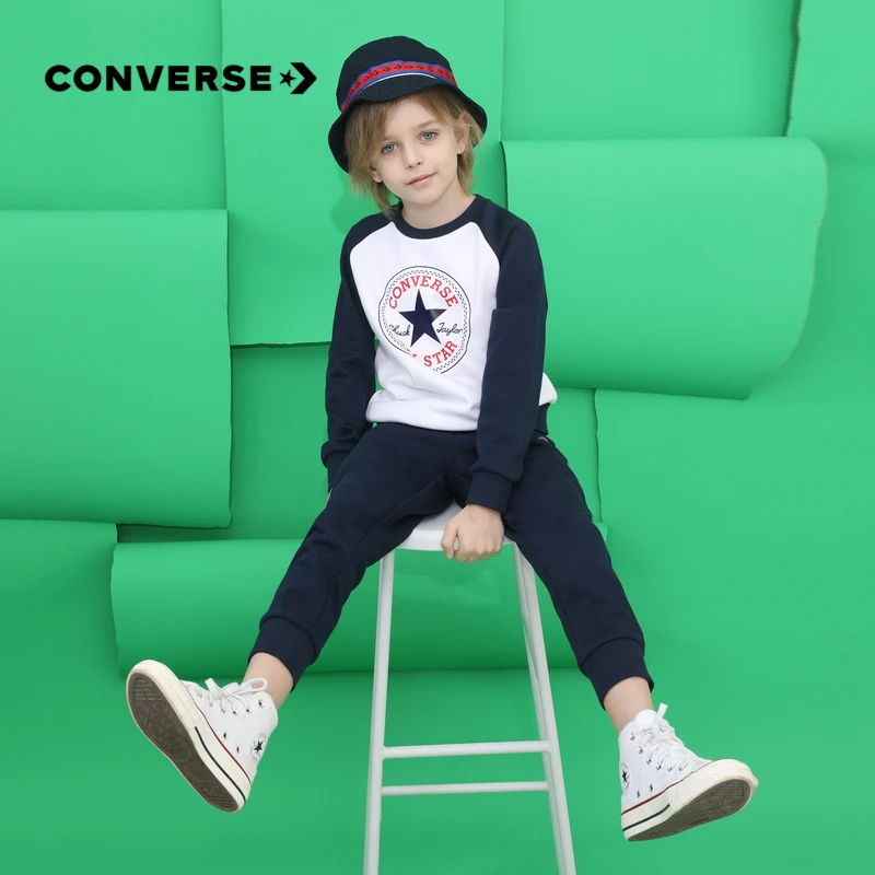Converse匡威男女童春季套头无帽卫衣CNVN-EE-B952