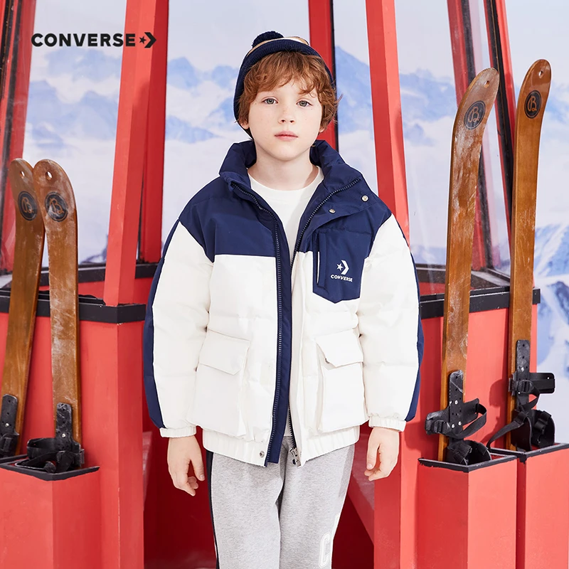 Converse/匡威【达人专属】童装加厚保暖短款羽绒服CNVN-MW-F362