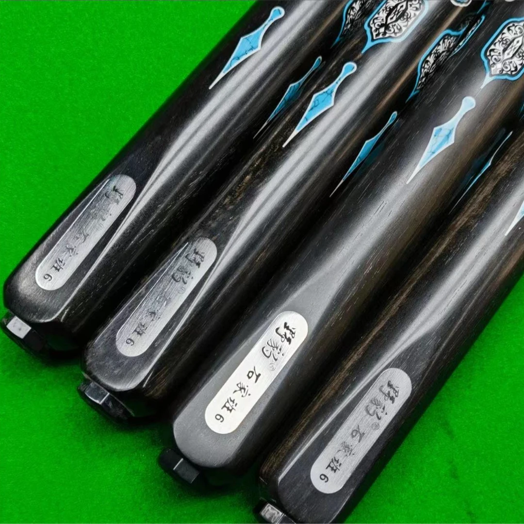 Yebao/野豹石家班6台球杆小头杆通体一体斯诺克中式黑八8球