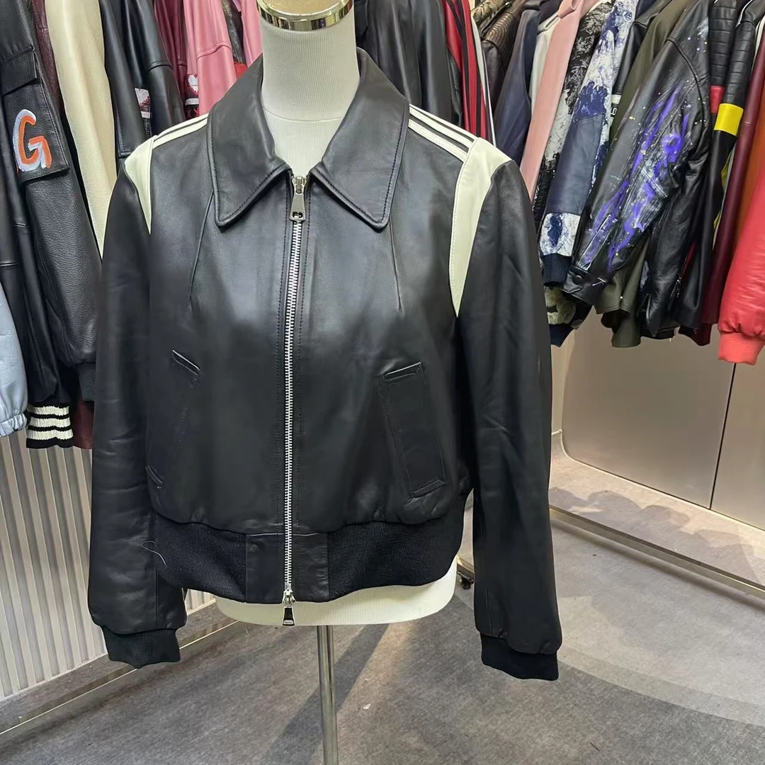 【OND】时尚女款189皮衣外套休闲秋冬