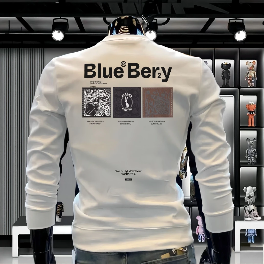 男士卫衣2024秋冬新款爆款网红潮牌圆领卫衣时尚百搭休闲圆领打底