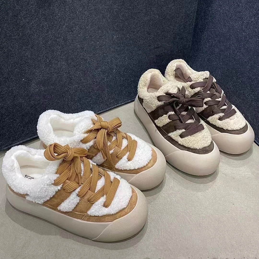 【冬日暖暖】婷婷推荐加绒休闲鞋手工介意瑕疵和脏慎拍正常码正常拍