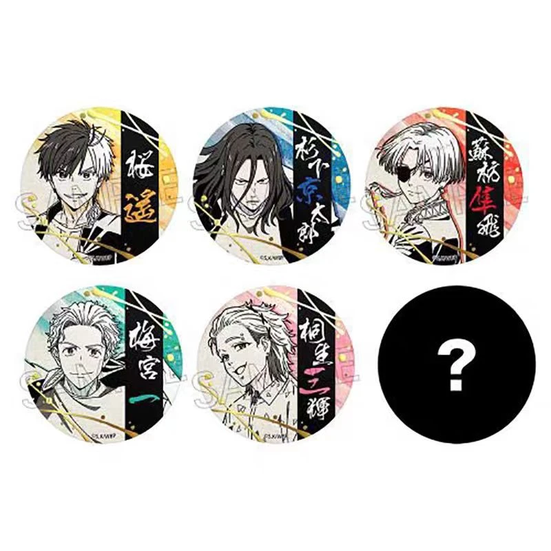 【现货】防风铃 箔金和纸吧唧75mm大徽章【日谷盲盒默认代拆】