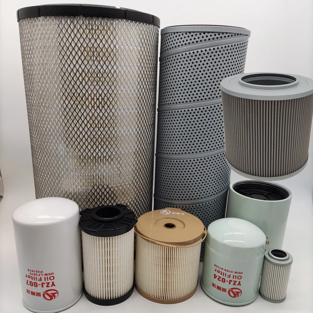 组合适配现代215VS/205VS/245VS全车滤芯机柴滤空滤液压回油进油