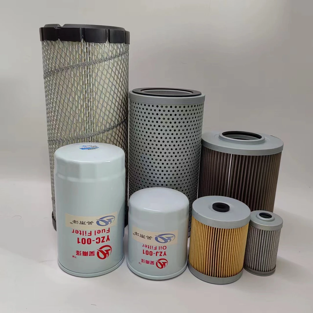 吴雨泽适用现代挖掘机HX60机滤柴滤空滤液压油回油进油先导滤芯