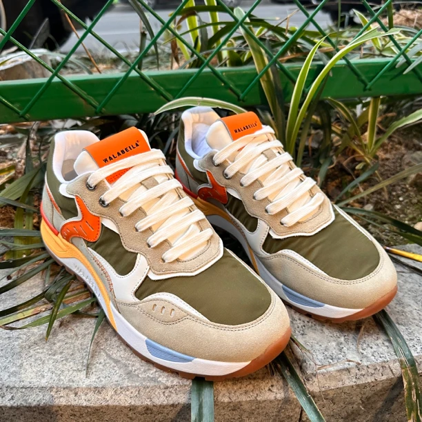 【仙岩凯旋门】25年新款正品WALABEILA男士时尚潮流休闲鞋