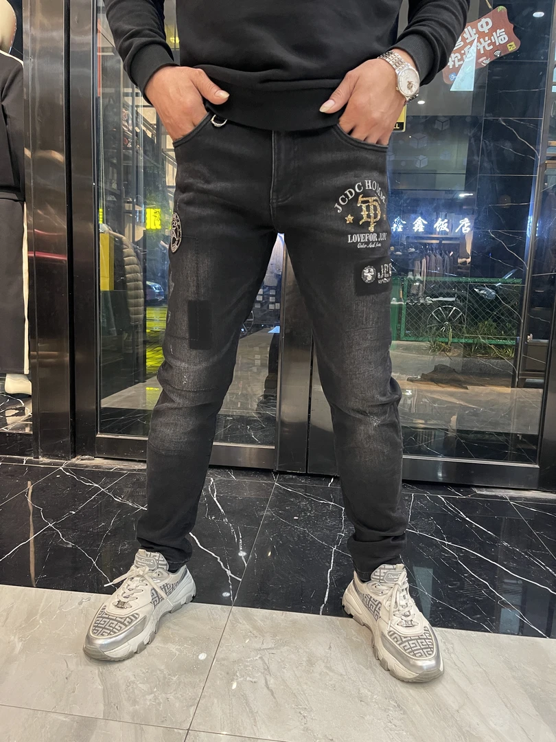 欧货秋冬JCDC男士牛仔裤