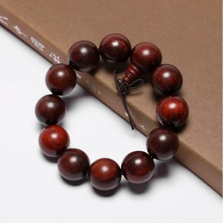 【红木甲】2.0手串-血檀-手串-木质手串-B00463