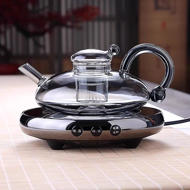 泡茶壶耐高温玻璃新款煮茶器家用花茶水分离电陶炉烧水壶轻奢茶具
