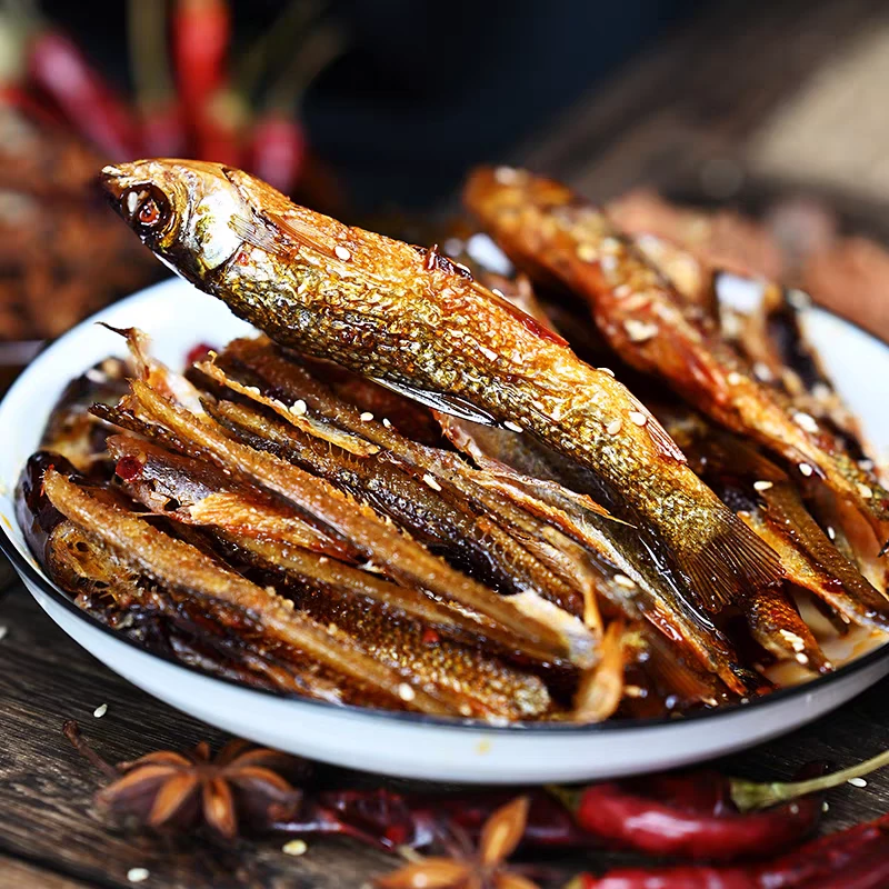 火宫殿香辣手撕鱼80g*4袋湖南特产开袋即食湘零食小吃解馋休食