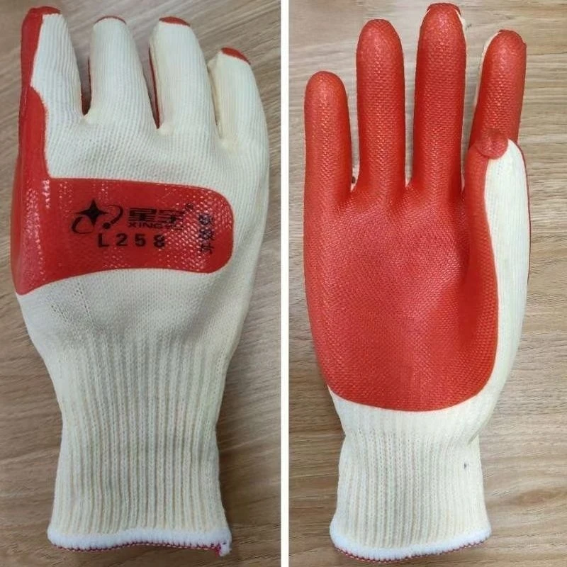 星宇L258L298钢筋工耐磨加厚工地搬砖男劳保手套透气防水防滑建筑
