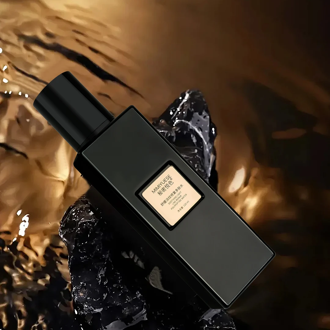 {水/乳/}MIMIYUESE秘密悦色舒缓淡纹修复多肽水120ml.