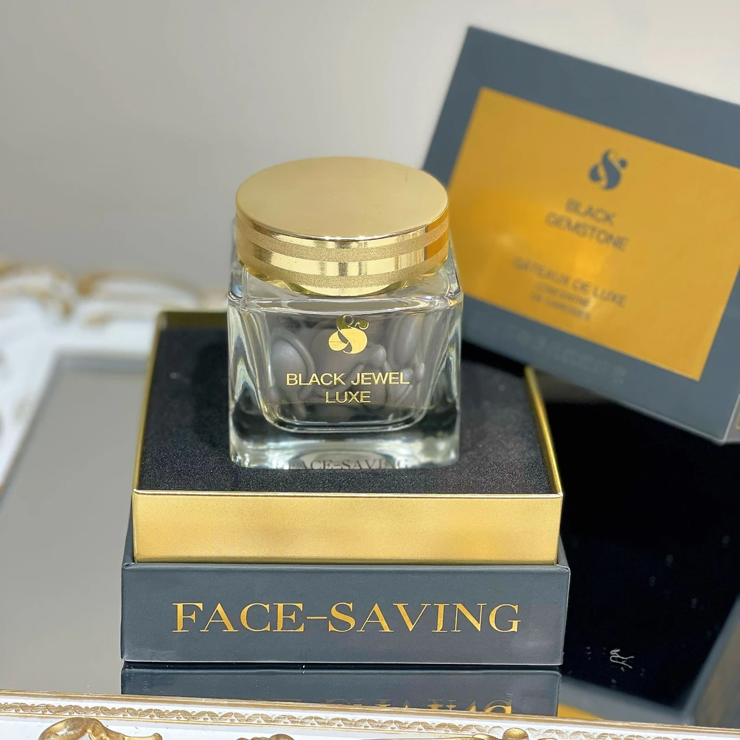 【冷光黑宝石抚纹胶囊】FACE-SAVING黑宝石奢宠抚纹浓缩液。