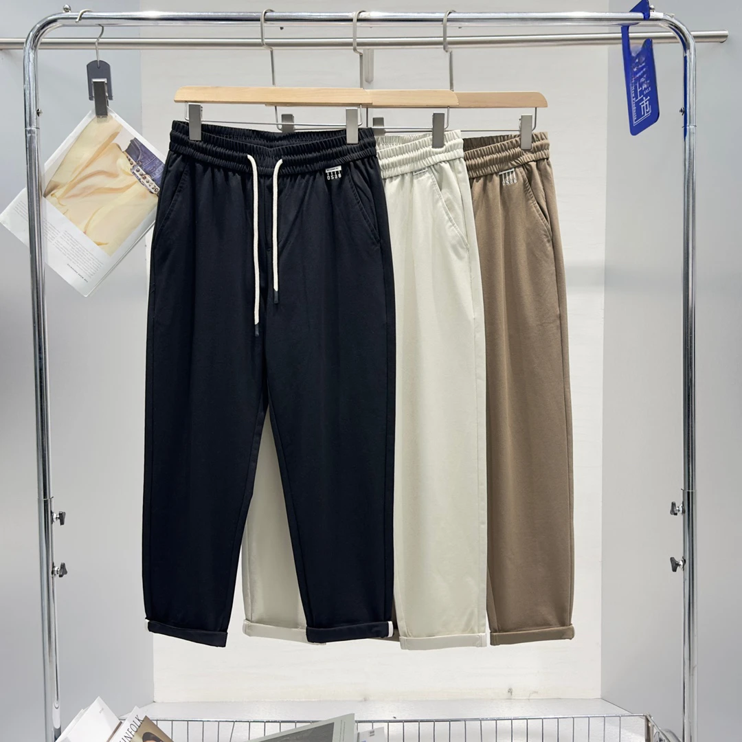 夏季男士樱花条新品透气百搭时尚简约薄款宽松休闲裤531