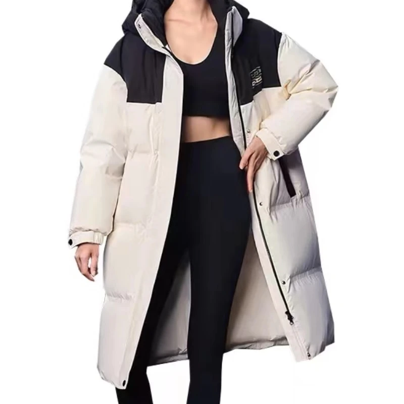 【2】新款冬季男女款短中长加长休闲撞色百搭保暖羽绒服