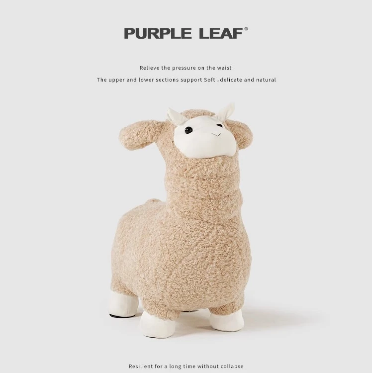 动物系列咩咩羊客厅搭配创意，儿童网红家用卡通绵羊凳，百搭风格凳