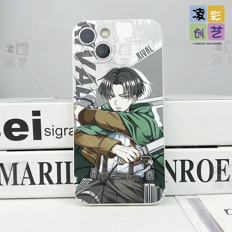 凌彩创艺苹果oppo荣耀vivo华为手机壳二次元巨人兵长防摔全包软套