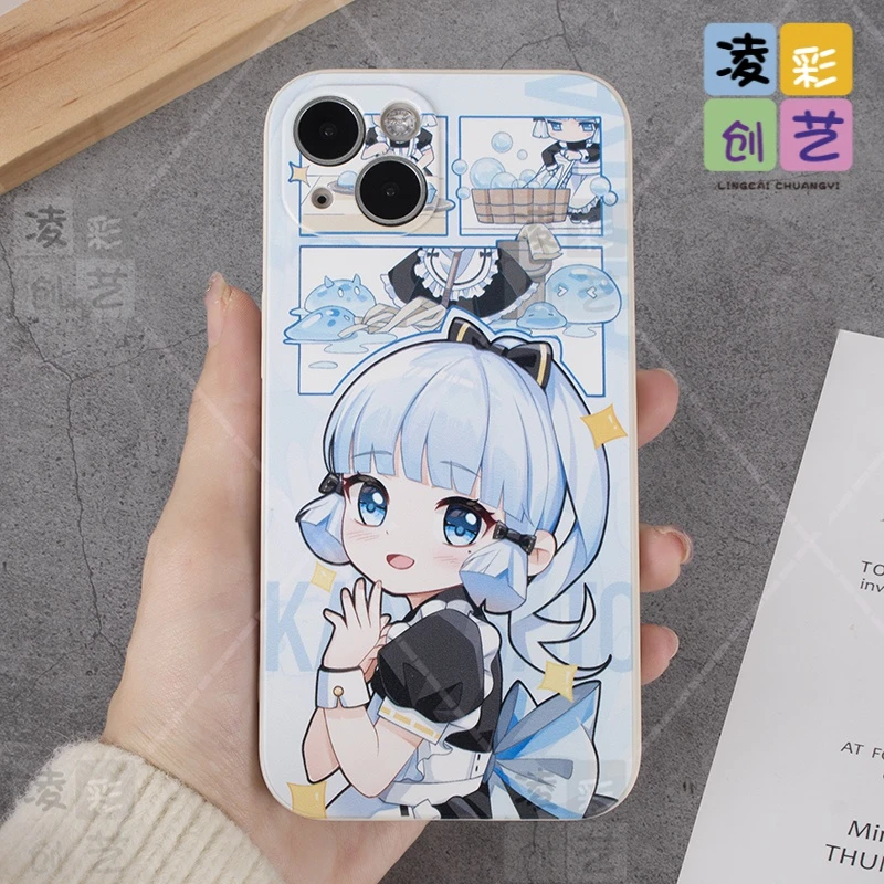 凌彩创艺神里绫华苹果15oppo荣耀vivo华为手机壳二次元游戏直边套