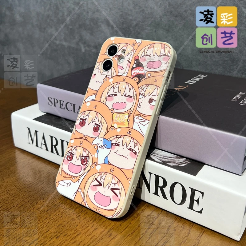 苹果oppo vivo华为荣耀小米手机壳干物妹小埋液态直边古董白软套