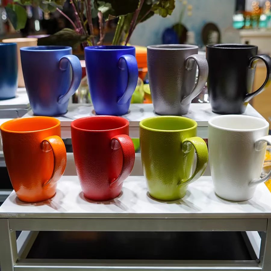 RAK FLORA MUG 马卡龙色系高颜值纯色简约家用牛奶杯马克杯360ml