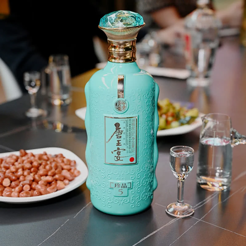 唐王宴 珍品5 浓香型白酒  瓶装传统酿造 叙府酒业出品52度500ml