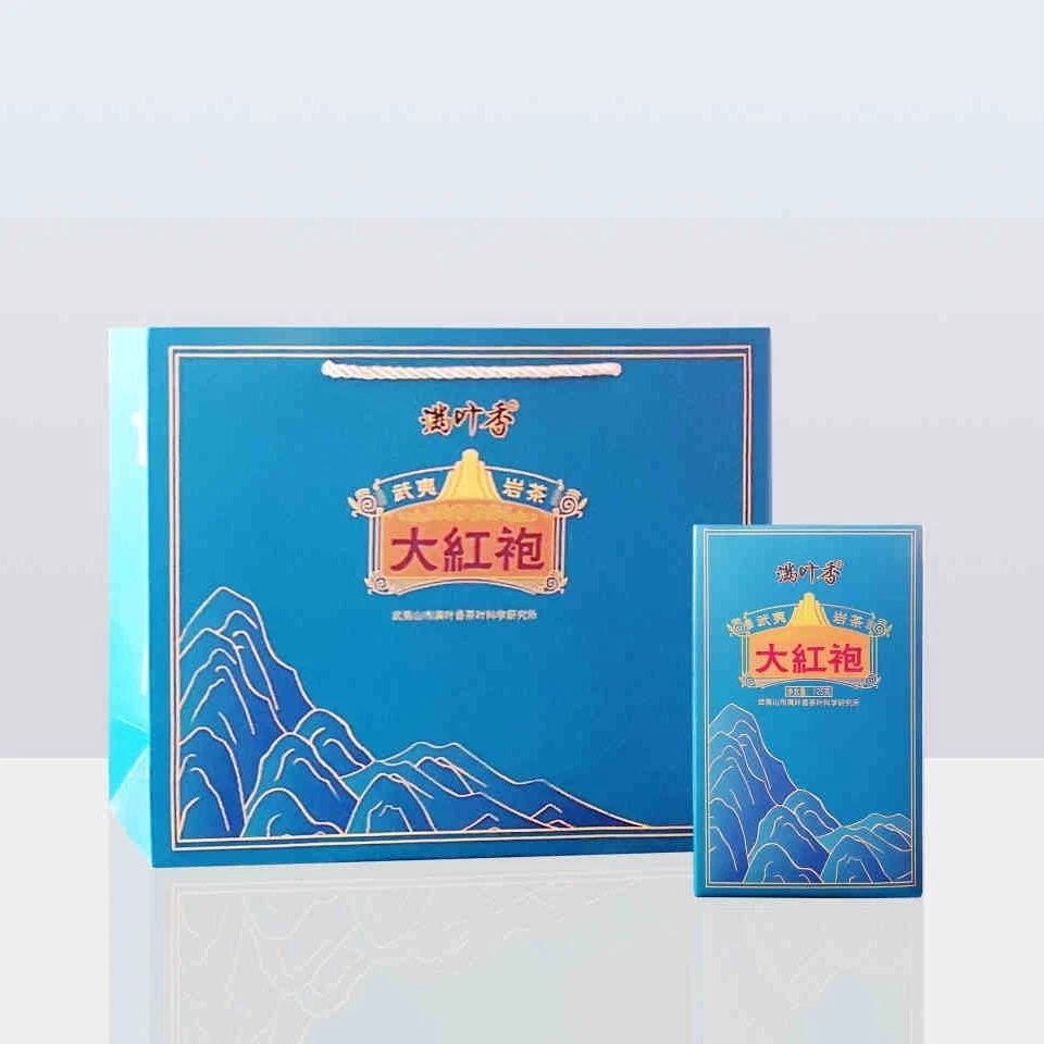 满叶香蓝罐山韵大红袍AB109 浓香型武夷岩茶125g/1罐装乌龙茶正品