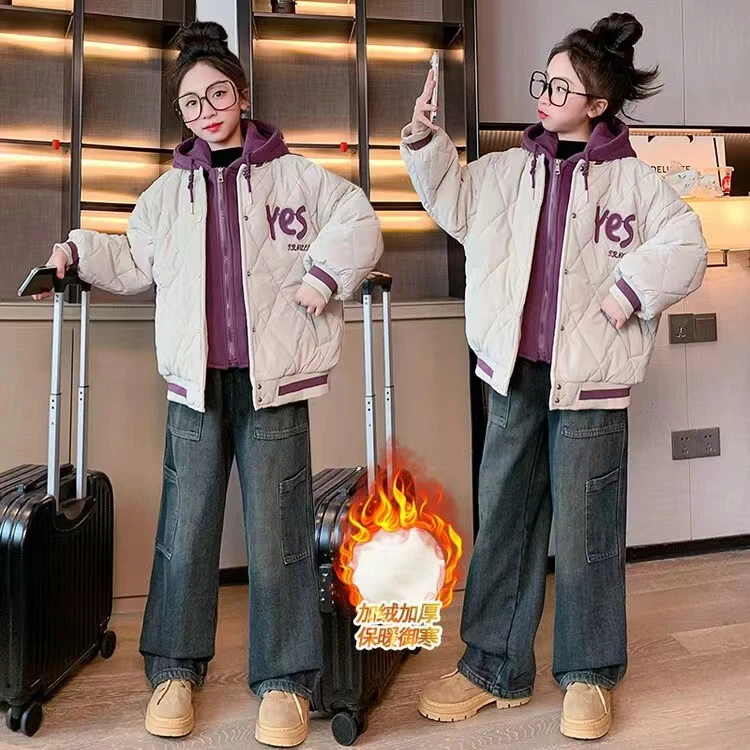 大哥小弟推荐#儿童加棉加厚休闲外套
