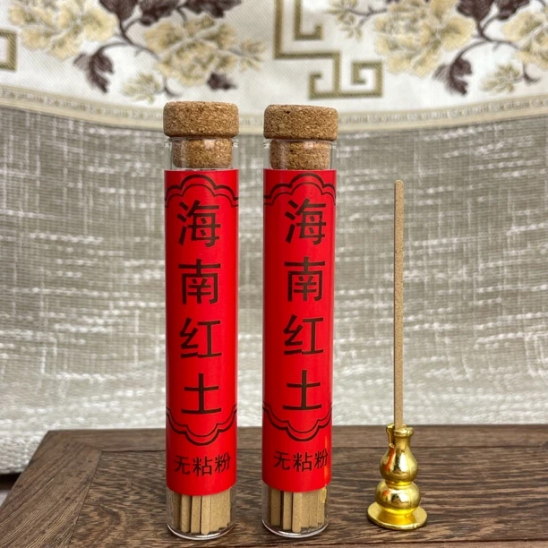 海南红土无粘香线香纯粉压制家用室内熏香沉香方条香