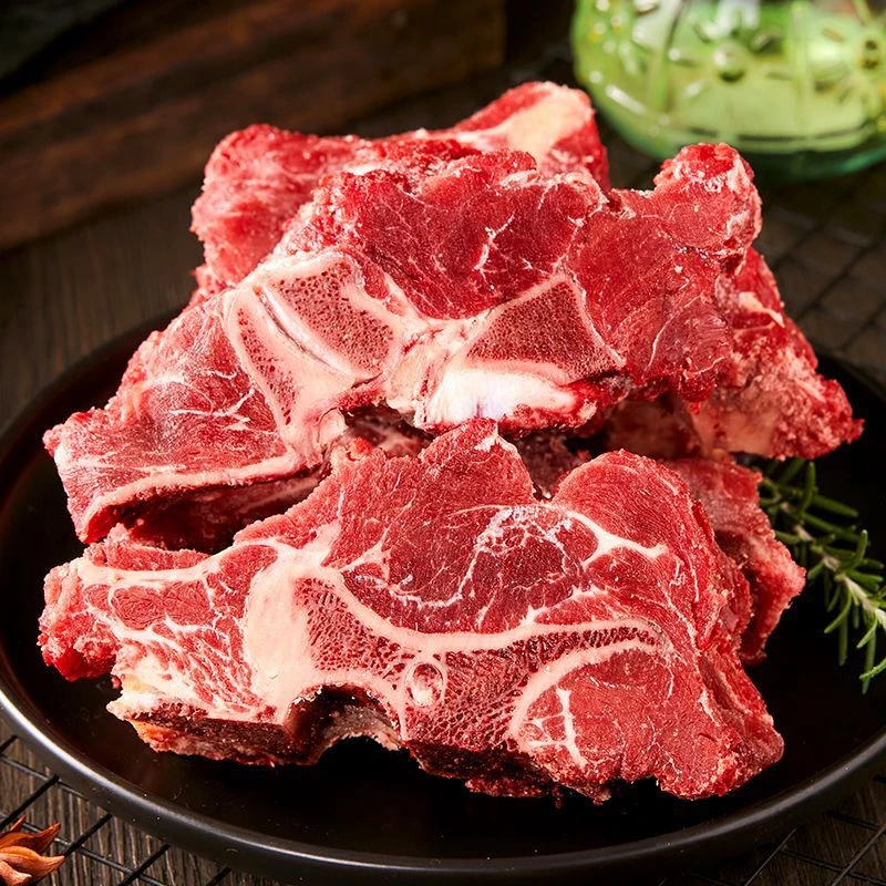 正宗多肉牛蝎子牛脊骨原切牛骨熬汤火锅美味批发速冻清真精选包邮