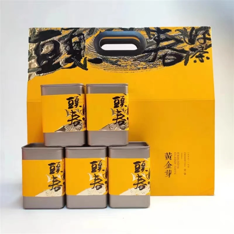 头春好茶礼品黄金芽礼盒装绿茶茶叶送礼高档礼盒装伴手礼